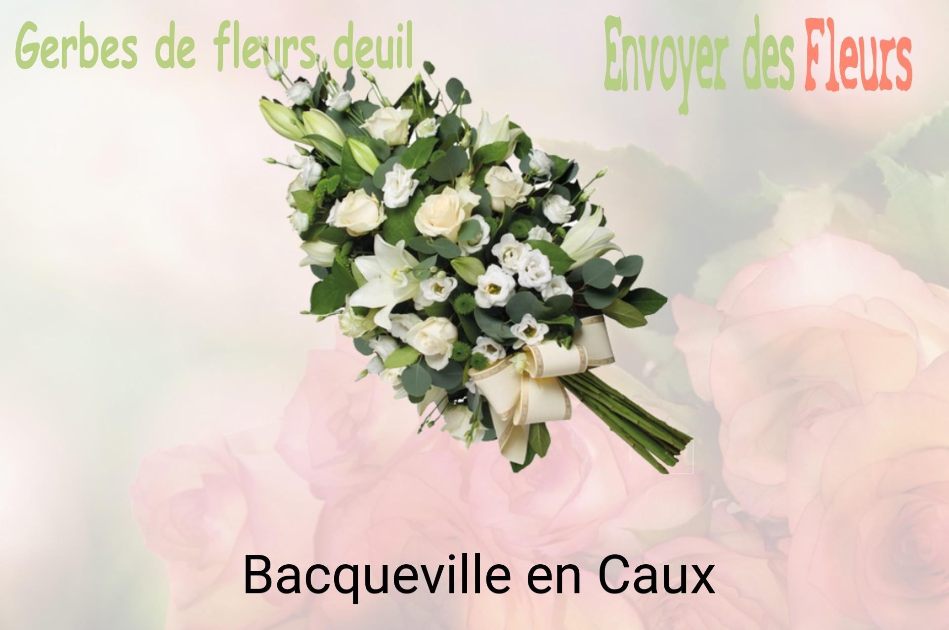 Gerbe de fleurs de deuil livrée à Bacqueville-en-Caux